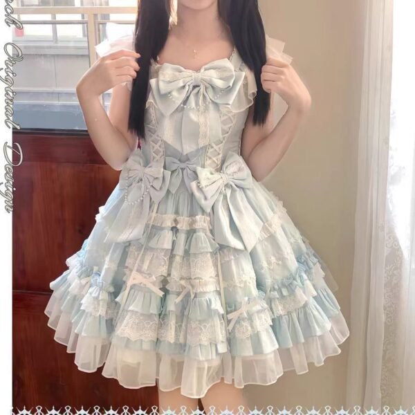 6262587528100040502 lolita cloud bow dress