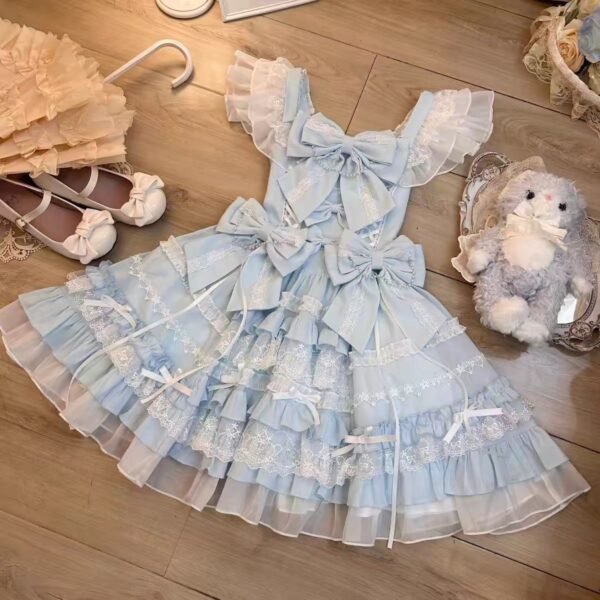 6262587528100040504 lolita cloud bow dress