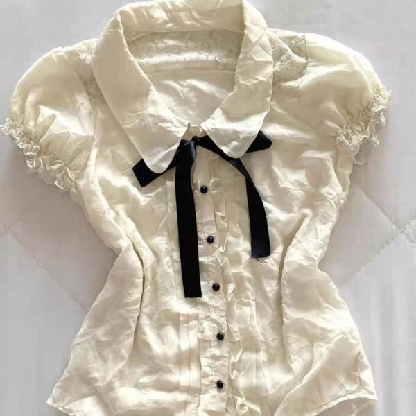 6266954766810729669 ribbon blouse