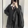 6129720429879429889 shoujo fuzzy cardigan