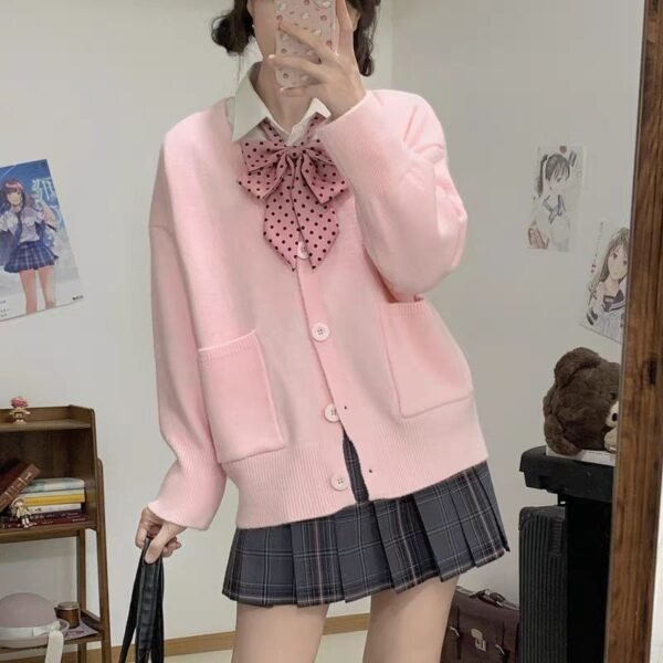 6129720429879429892 shoujo fuzzy cardigan